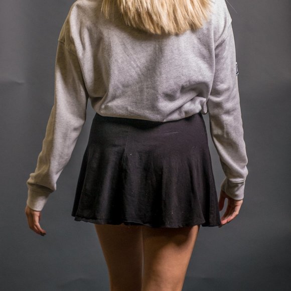 Black Cotton High Waisted Skirt by Forever 21 - Picture 3 of 4